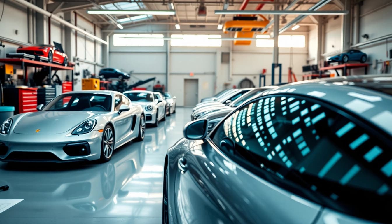 Auto Kufen in a modern workshop displaying innovative design and craftsmanship.