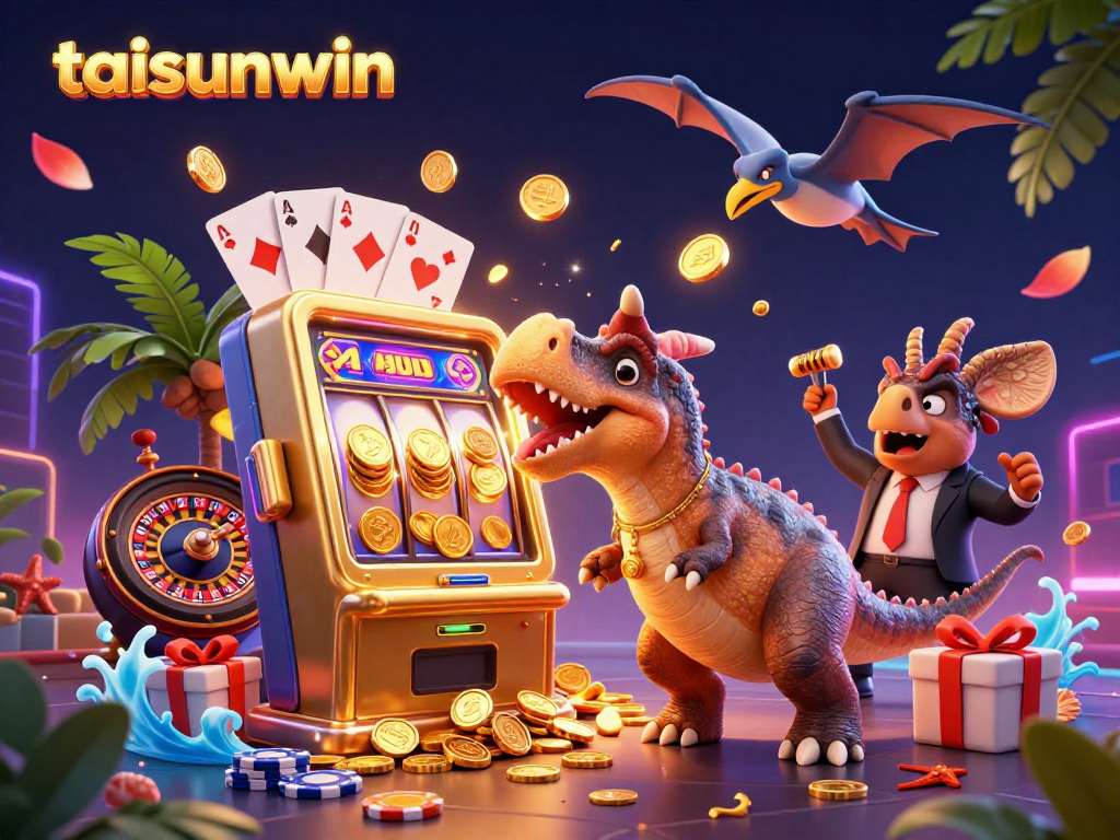 Experience the taisunwin excitement with a pachycephalosaurus jackpot frenzy!