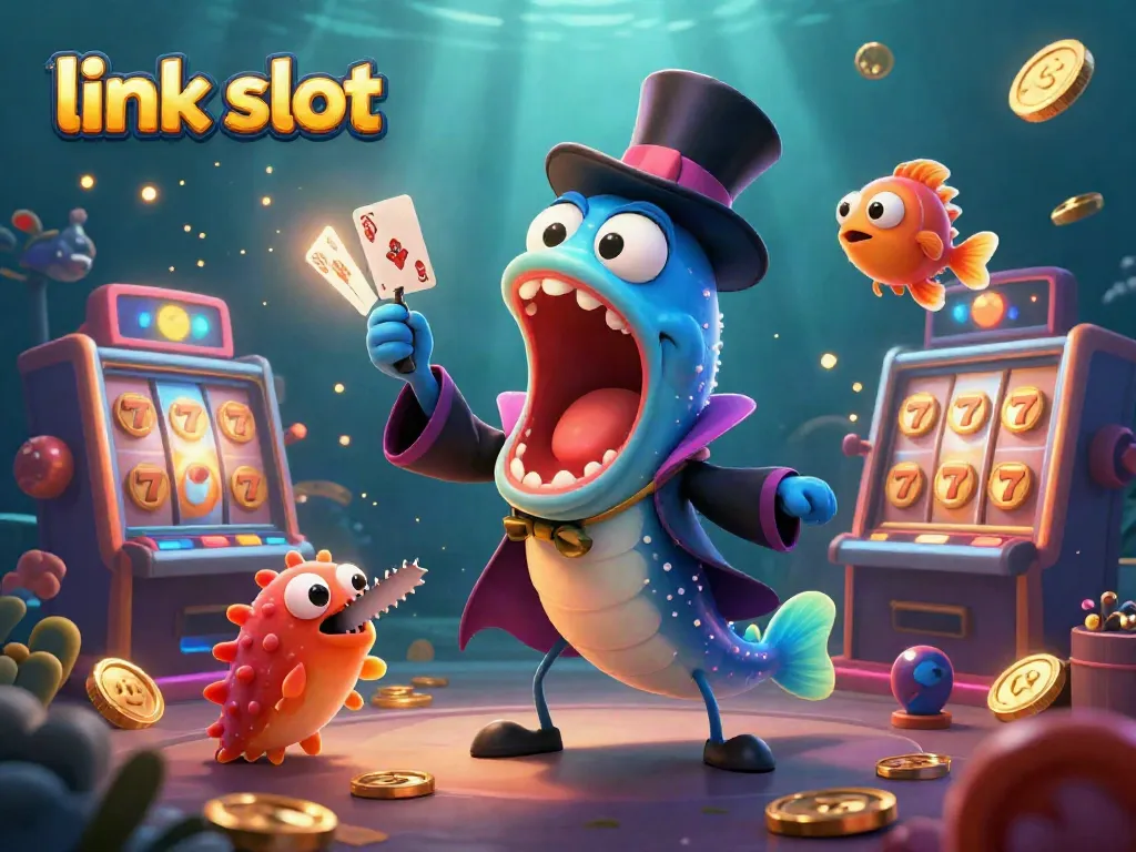 Play exciting slots at link slot featuring a bioluminescent gulper eel magician and anglerfish spotlight.