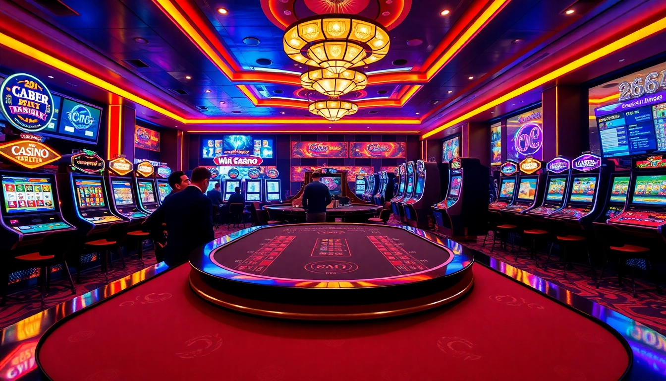 Élvezze az online kaszinó izgalmait egy modern játéktáblával és fényes slot gépekkel.