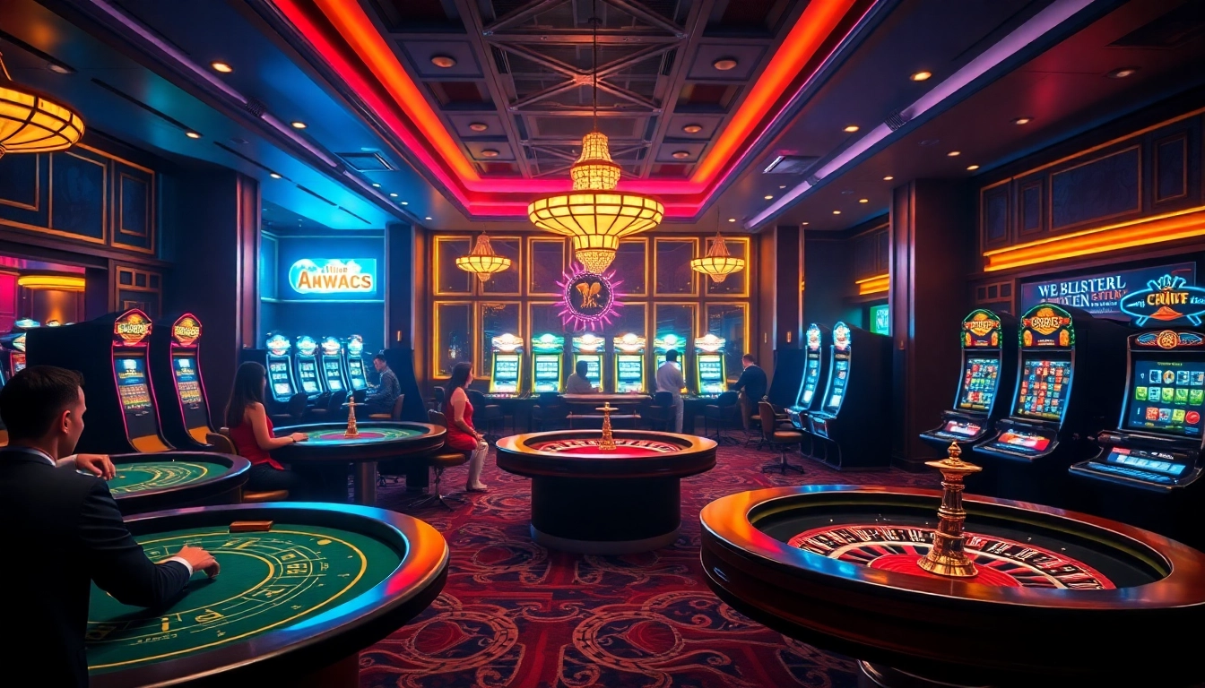 Az online casino játékosai lebilincselő élményben vesznek részt, miközben izgalmas játékok zajlanak.