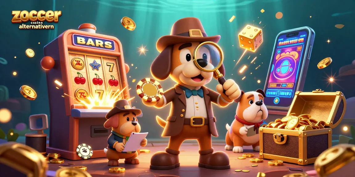 Erleben Sie die aufregende Welt der Zoccer Casino Alternativen mit unserem rasanten 3D-Illustrationskunstwerk.